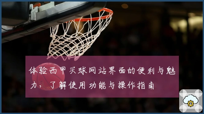 体验西甲买球网站界面的便利与魅力，了解使用功能与操作指南